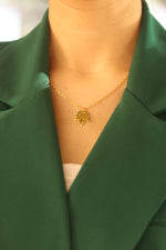 Load image into Gallery viewer, Leafy Luminance Necklace
