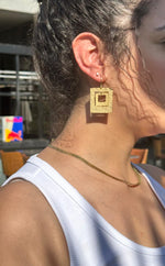Load image into Gallery viewer, SquareDue earrings
